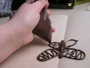 Варианты оформления шоколадом